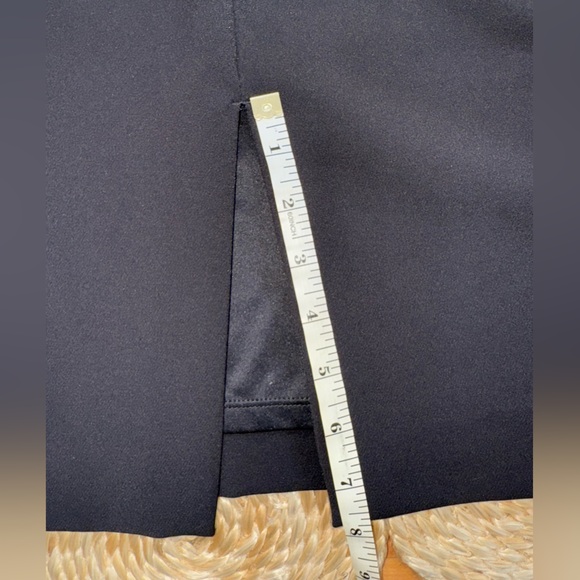 Express High Waist Pencil Skirt with Back Slit - Black - Picture 7 of 8